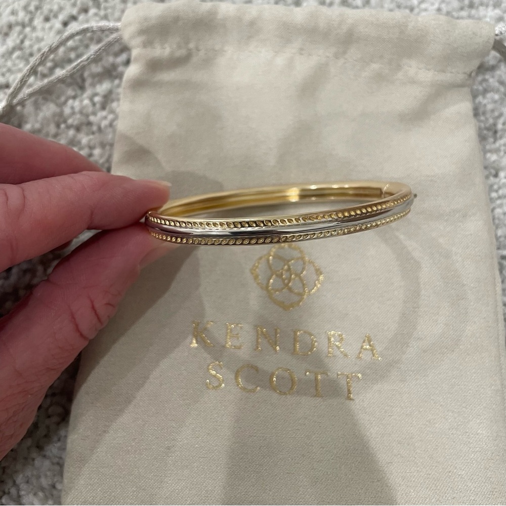 Kendra Scott Merritt Mixed Metal Bangle S/M